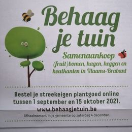 Behaag je tuin !